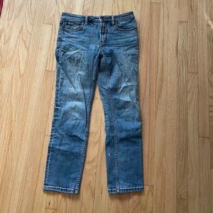 Free People Faded Straight Leg Jeans